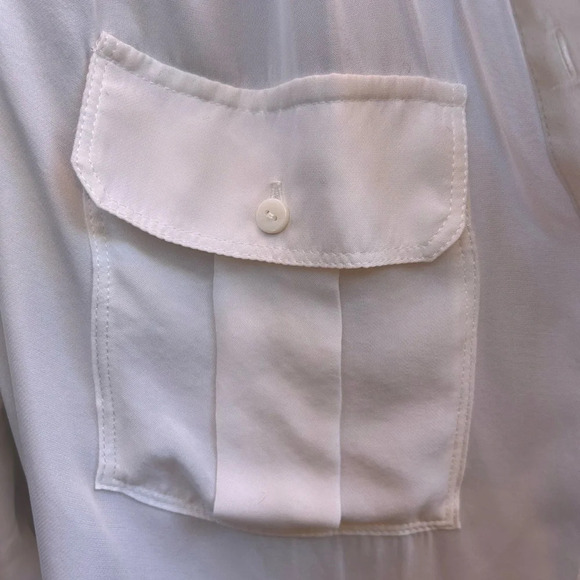 Trina Turk Cream blouse, size xs - Picture 6 of 8